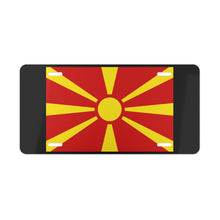 Load image into Gallery viewer, Macedonia Flag Vanity Plate