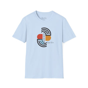 Minimalist Curved Shape Art | Unisex Softstyle T-Shirt