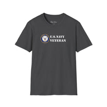 Load image into Gallery viewer, U.S. Navy Veteran | Unisex Softstyle T-Shirt