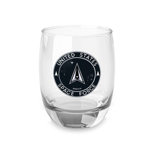 U.S. Space Force Emblem Whiskey Glass