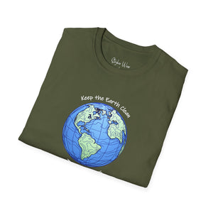 Keep the Earth Clean, It's Not Uranus | Unisex Softstyle T-Shirt