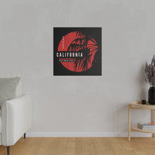 Load image into Gallery viewer, California Red Wall Art | Square Matte Canvas