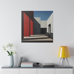 Modern Count Wall Art | Square Matte Canvas