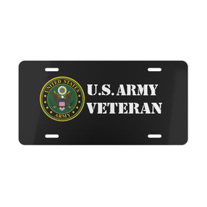 Army Veteran Vanity Plate