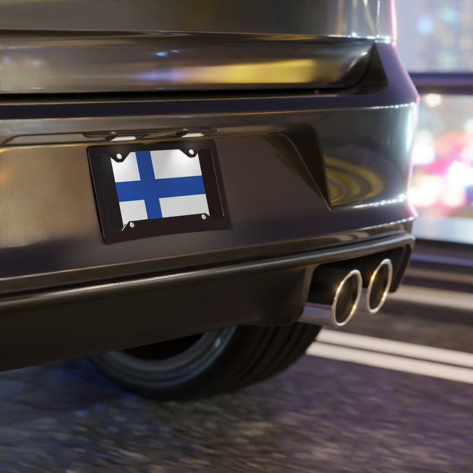 Finland Flag Vanity Plate