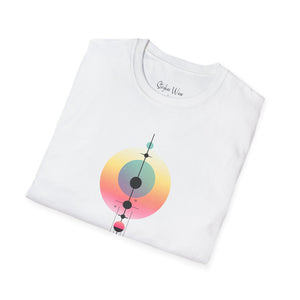 Pastel Circles Minimalist Art | Unisex Softstyle T-Shirt