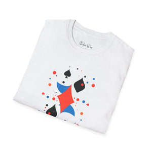 Minimalist Cards Art | Unisex Softstyle T-Shirt