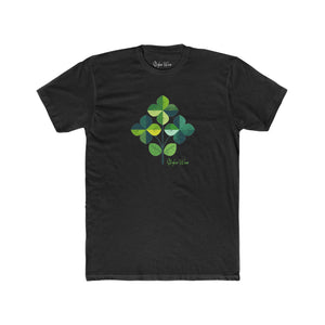 Minimalist Lucky Clovers | Men's Cotton Crew Tee