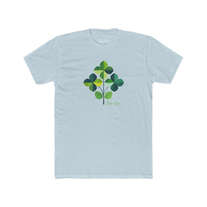 Minimalist Lucky Clovers | Men's Cotton Crew Tee