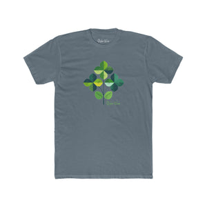 Minimalist Lucky Clovers | Men's Cotton Crew Tee