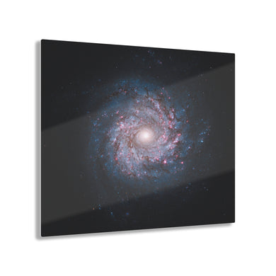 Face-on View of a Spiral Galaxy Acrylic Prints