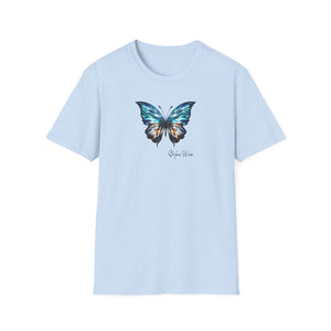 Blue Butterfly | Unisex Softstyle T-Shirt