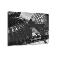 Load image into Gallery viewer, Records in the Jukebox Black &amp; White Acrylic Prints