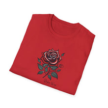 Load image into Gallery viewer, Vintage Tattoo Rose | Unisex Softstyle T-Shirt