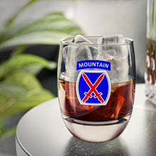Load image into Gallery viewer, U.S. Army 10th Mountain Division Patch Whiskey Glass