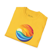Load image into Gallery viewer, Colorful Sunset Minimalist Art | Unisex Softstyle T-Shirt