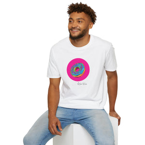 Neon Pink Donut | Unisex Softstyle T-Shirt