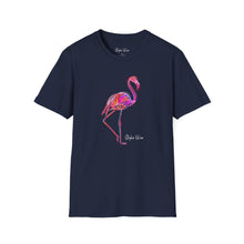 Load image into Gallery viewer, Neon Flamingo Pop Art | Unisex Softstyle T-Shirt