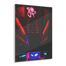 Load image into Gallery viewer, Stairway Neon Lights Acrylic Prints