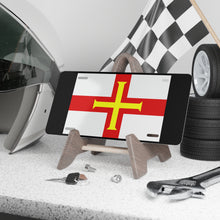 Load image into Gallery viewer, Guernsey Flag Vanity Plate