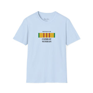 Vietnam War Combat Veteran | Unisex Softstyle T-Shirt