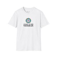 Load image into Gallery viewer, U.S. Coast Guard Veteran 2 | Unisex Softstyle T-Shirt