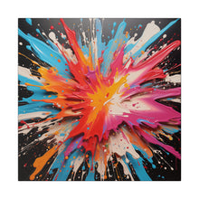 Load image into Gallery viewer, Splashed Paint Pop Wall Art | Square Matte Canvas