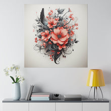 Load image into Gallery viewer, Vintage Roses Art | Matte Canvas