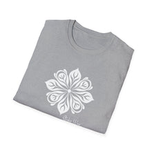 Load image into Gallery viewer, Tribal Flower White | Unisex Softstyle T-Shirt