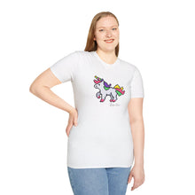 Load image into Gallery viewer, Digital Unicorn | Unisex Softstyle T-Shirt