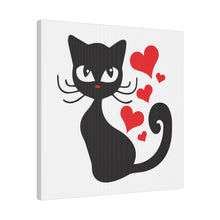 Load image into Gallery viewer, Love Cats | Square Matte Canvas