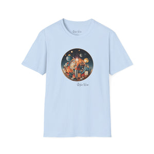 Abstract Cosmic Circle | Unisex Softstyle T-Shirt