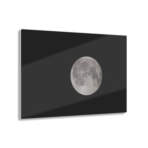 A View of the Moon in Space Acrylic Prints