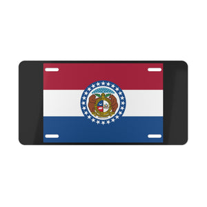 Missouri State Flag Vanity Plate
