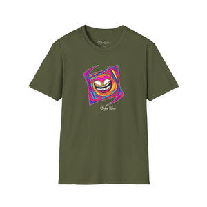 Abstract Funky Face Pop Art | Unisex Softstyle T-Shirt