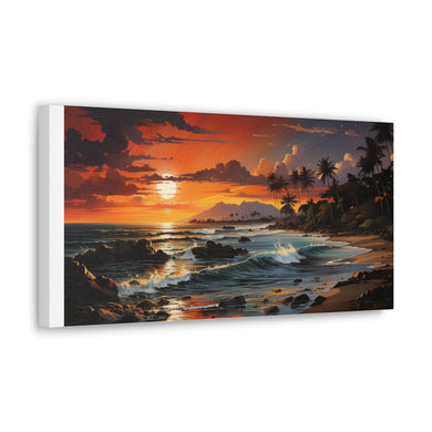 Painted Sunset - Horizontal Canvas Gallery Wraps