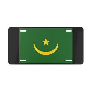 Mauritania Flag Vanity Plate