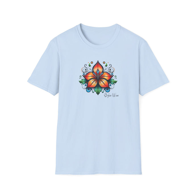 Colorful Flower | Unisex Softstyle T-Shirt