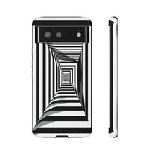 Load image into Gallery viewer, Black &amp; White Framed Illusion | iPhone, Samsung Galaxy, and Google Pixel Tough C