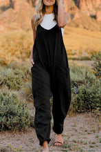 Load image into Gallery viewer, Double Take V-Neck Sleeveless Jumpsuit with Pocket