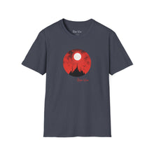 Load image into Gallery viewer, Spooky Mountains &amp; Red Sky | Unisex Softstyle T-Shirt