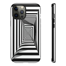 Load image into Gallery viewer, Black &amp; White Framed Illusion | iPhone, Samsung Galaxy, and Google Pixel Tough C