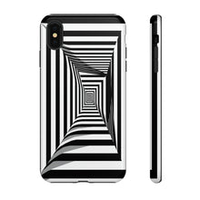 Load image into Gallery viewer, Black &amp; White Framed Illusion | iPhone, Samsung Galaxy, and Google Pixel Tough C