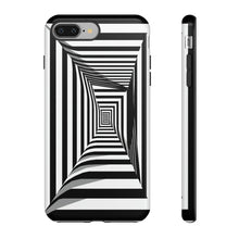 Load image into Gallery viewer, Black &amp; White Framed Illusion | iPhone, Samsung Galaxy, and Google Pixel Tough C