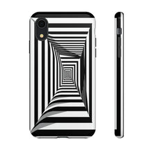 Load image into Gallery viewer, Black &amp; White Framed Illusion | iPhone, Samsung Galaxy, and Google Pixel Tough C