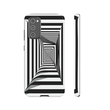 Load image into Gallery viewer, Black &amp; White Framed Illusion | iPhone, Samsung Galaxy, and Google Pixel Tough C