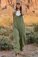 Load image into Gallery viewer, Double Take V-Neck Sleeveless Jumpsuit with Pocket