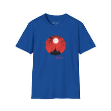 Load image into Gallery viewer, Spooky Mountains &amp; Red Sky | Unisex Softstyle T-Shirt