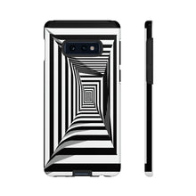 Load image into Gallery viewer, Black &amp; White Framed Illusion | iPhone, Samsung Galaxy, and Google Pixel Tough C