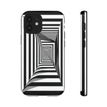 Load image into Gallery viewer, Black &amp; White Framed Illusion | iPhone, Samsung Galaxy, and Google Pixel Tough C